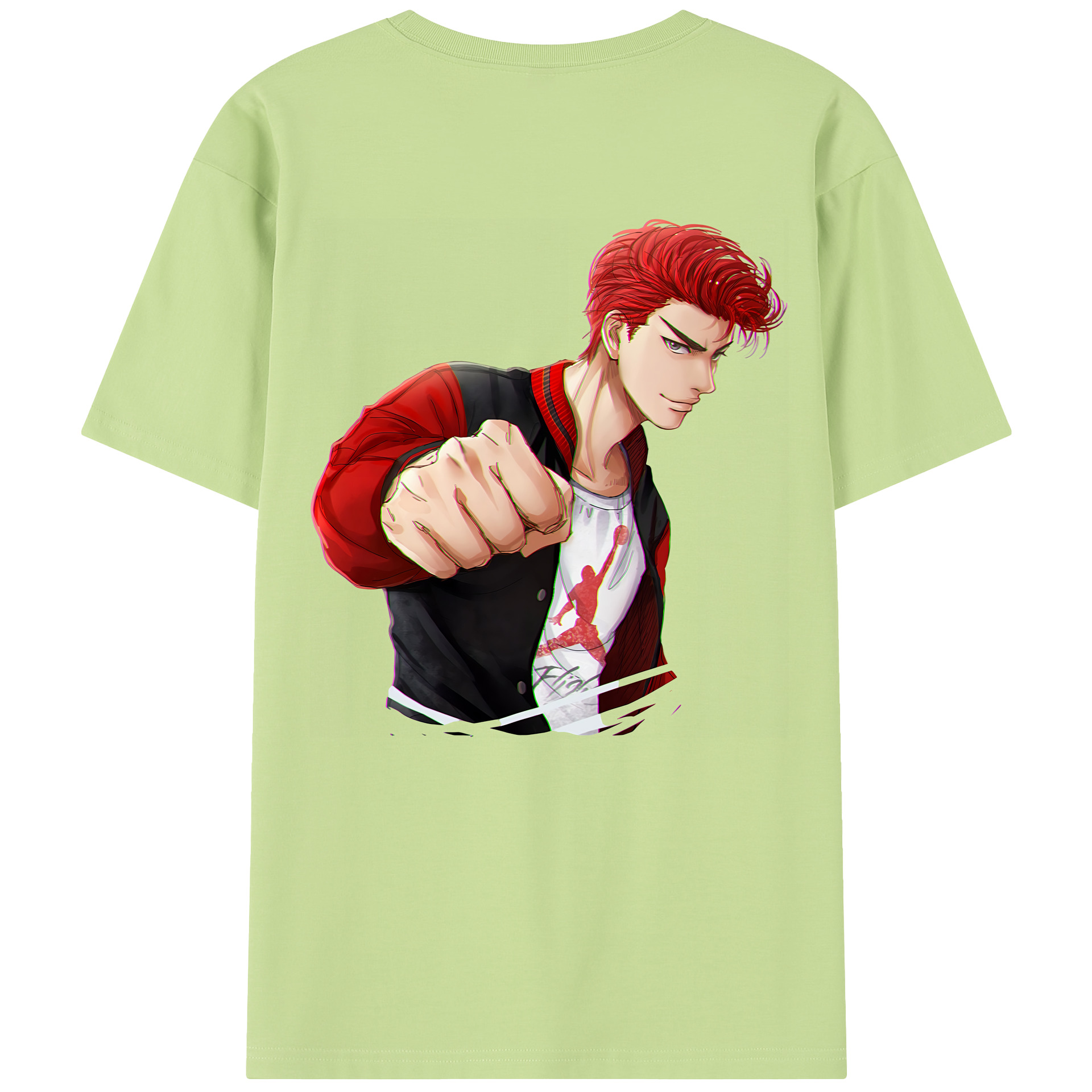SLAM DUNK／スラムダンク 綿100％半袖Tシャツ（背面プリント）